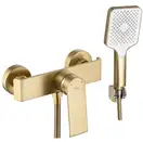 Смеситель для ванны и душа REA HASS BRUSHED GOLD настенный (REA-B6403)