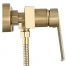 Смеситель для ванны и душа REA HASS BRUSHED GOLD настенный (REA-B6403)