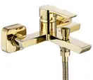 Смеситель для ванны и душа REA ARGUS GOLD золотой настенный с изливом (REA-B6409)