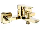 Смеситель для ванны и душа REA ARGUS GOLD золотой настенный с изливом (REA-B6409)