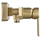 Смеситель для ванны и душа REA ARGUS BRUSHED GOLD настенный без излива (REA-B6413)