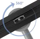 Rea Neox Slim Pro Трап для душа, черный (REA-G2711)