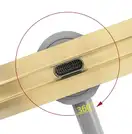 Rea Neox 80 Pro Gold Трап для душа, золотой (REA-G2719)