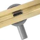 Rea Neox 80 Pro Gold Трап для душа, золотой (REA-G2719)