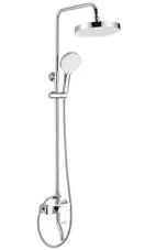 Душевой гарнитур REA BLOOM CHROME WHITE с изливом (REA-P9527)