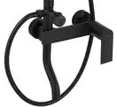 Душевой гарнитур REA STORM 2.0 BLACK черный с изливом (REA-P9532)