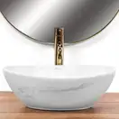 Умывальник (раковина) REA SOFIA NATURE MARBLE накладной белый (REA-U6605)