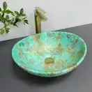 VBI Parma Marble Green Matt Умивальник, зелений (VBI-011003)