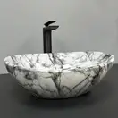 VBI Parma Statuario Black Veins Умывальник, мрамор (VBI-011009)