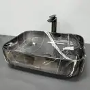 Умывальник (раковина) VBI PALERMO DARK GREY AGATE GLOSSY накладной (VBI-012304)