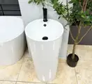 VBI Bolonia WHITE Умывальник напольный, белый (VBI-019000)