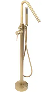 Смеситель для ванны REA ARAS BRUSHED GOLD напольный (REA-B2719)