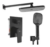 Душевая система REA MOBY BLACK + BOX скрытого монтажа (REA-P2402)