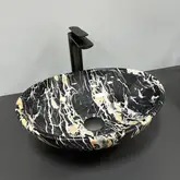 VBI PARMA Умивальник накладний, Black Opal (VBI-011008)