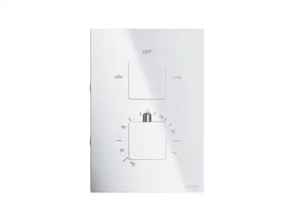 Душевая система CORSAN ANGO 25 CHROME с термостатом + BOX скрытого монтажа (ZA25TCH)
