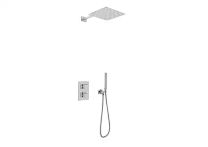 Душевая система с термостатом KOHLMAN EXCELENT 25 CHROME + BOX скрытого монтажа (QW432HQ25) Душевая система с термостатом KOHLMAN EXCELENT 25 CHROME + BOX скрытого монтажа (QW432HQ25)