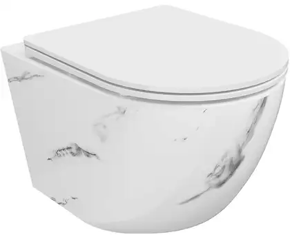 Подвесной унитаз MEXEN LENA NATURE MARBLE (MEX-30224092) Подвесной унитаз MEXEN LENA NATURE MARBLE (MEX-30224092)