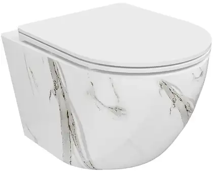 Подвесной унитаз MEXEN LENA SHINY MARBLE (MEX-30224094) Подвесной унитаз MEXEN LENA SHINY MARBLE (MEX-30224094)