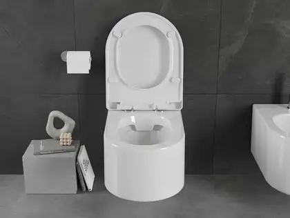 Подвесной унитаз MEXEN SOFIA WHITE THICK ABS белый (MEX-30798000) Подвесной унитаз MEXEN SOFIA WHITE THICK ABS белый (MEX-30798000)