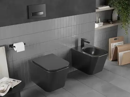 Подвесное биде MEXEN TEO BLACK MATT (MEX-35855185) Подвесное биде MEXEN TEO BLACK MATT (MEX-35855185)