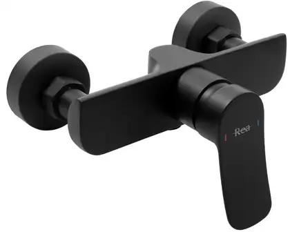 Смеситель для ванны и душа REA DART BLACK черный настенный (REA-B3302)