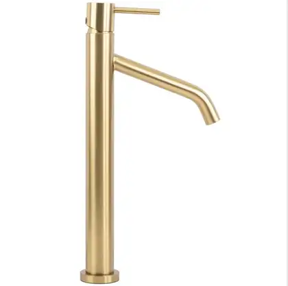 Смеситель для раковины (умывальника) REA LEVEL BRUSHED GOLD матовое золото высокий (REA-B6217) Смеситель для раковины (умывальника) REA LEVEL BRUSHED GOLD матовое золото высокий (REA-B6217)