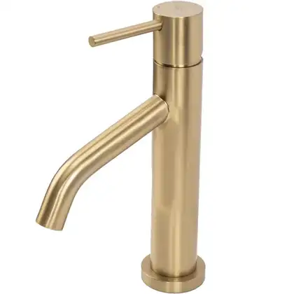 Смеситель для раковины (умывальника) REA LEVEL BRUSHED GOLD матовое золото низкий (REA-B6218) Смеситель для раковины (умывальника) REA LEVEL BRUSHED GOLD матовое золото низкий (REA-B6218)