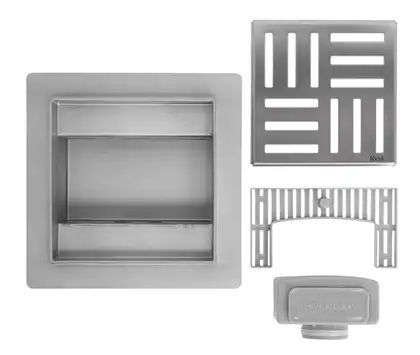 Трап для душа REA CROSS 12x12 NICKIEL BRUSHED (REA-G6200) Трап для душа REA CROSS 12x12 NICKIEL BRUSHED (REA-G6200)