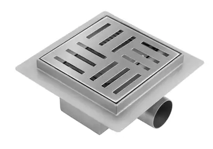 Трап для душа REA CROSS 15x15 NICKIEL BRUSHED (REA-G6201)