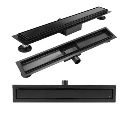 Трап для душа REA NEOX 60 BLACK черный (REA-G6601) Трап для душа REA NEOX 60 BLACK черный (REA-G6601)