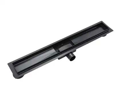 Трап для душа REA NEOX 100 BLACK черный (REA-G6605)