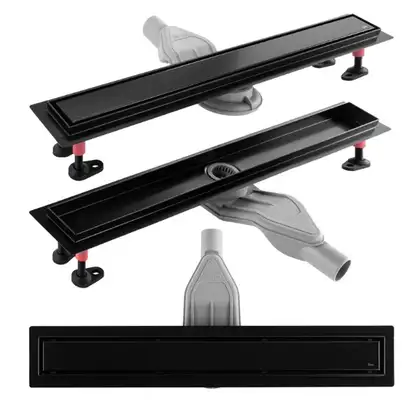 Трап для душа REA NEOX 70 SUPERFLOW BLACK черный (REA-G7806) Трап для душа REA NEOX 70 SUPERFLOW BLACK черный (REA-G7806)