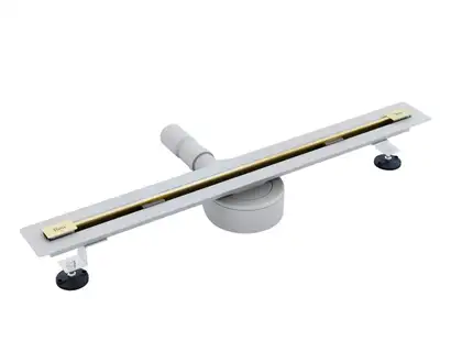 Трап для душа REA NEO ULTRA SLIM PRO BRUSHED GOLD 80 (REA-G9805)