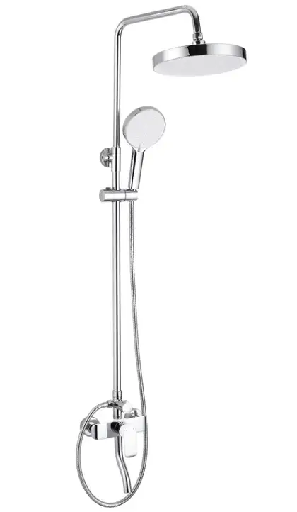 Душевой гарнитур REA BLOOM CHROME WHITE с изливом (REA-P9527)
