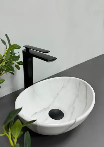 VBI Parma S Marble Nature Glossy Умивальник, глянцевий (VBI-011002)
