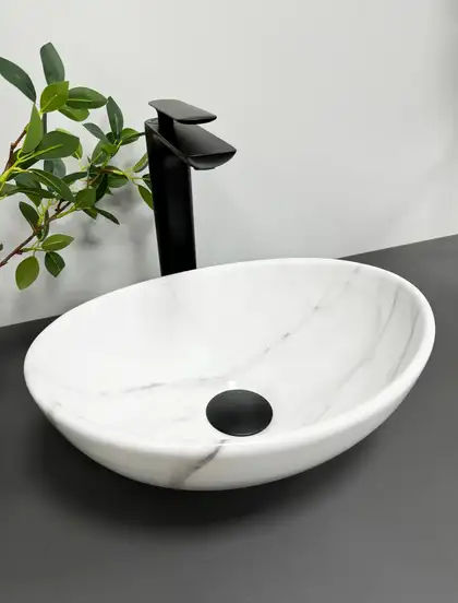 VBI Parma S Marble Nature Glossy Умивальник, глянцевий (VBI-011002)