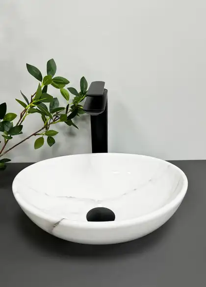 VBI Parma S Marble Nature Glossy Умивальник, глянцевий (VBI-011002)