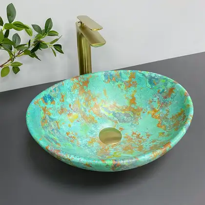 VBI Parma Marble Green Matt Умивальник, зелений (VBI-011003)