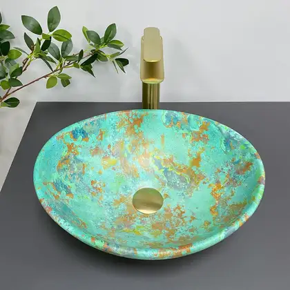 VBI Parma Marble Green Matt Умивальник, зелений (VBI-011003)
