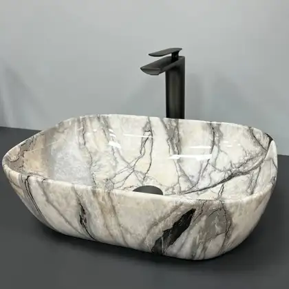 VBI Ravenna Light Grey Onyx Умывальник накладной (VBI-011213) VBI Ravenna Light Grey Onyx Умывальник накладной (VBI-011213)