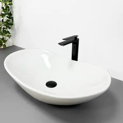 VBI Turin White Умывальник накладной, белый (VBI-011500)