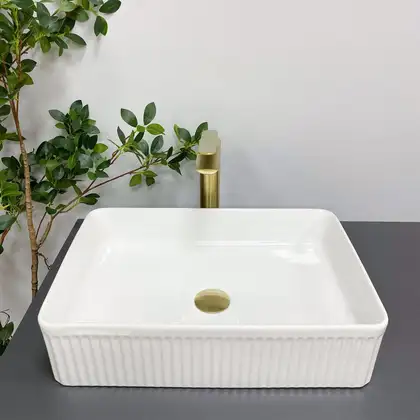 VBI Brescia White Умывальник накладной, белый (VBI-013900) VBI Brescia White Умывальник накладной, белый (VBI-013900)