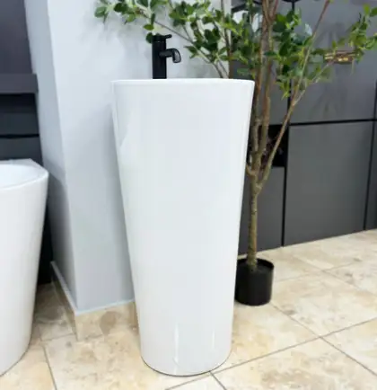 VBI Bolonia WHITE Умывальник напольный, белый (VBI-019000) VBI Bolonia WHITE Умывальник напольный, белый (VBI-019000)