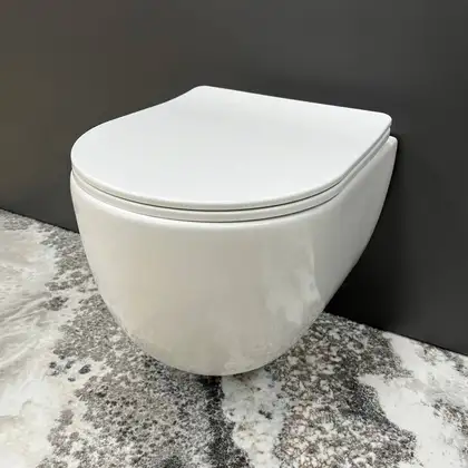 VBI Vulcano White Підвісний унітаз, білий (VBI-020400) VBI Vulcano White Підвісний унітаз, білий (VBI-020400)