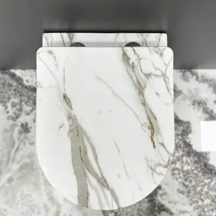 VBI Vulcano Lava Підвісний унітаз, білий (VBI-020406)