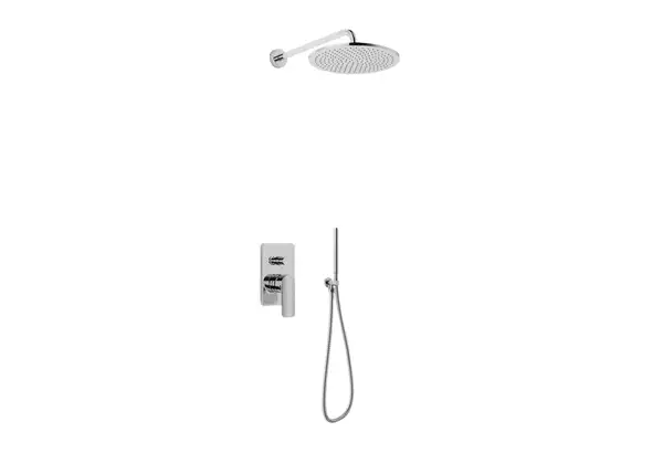 Душевая система KOHLMAN TEXEN CHROME + BOX скрытого монтажа (QW210TR40)