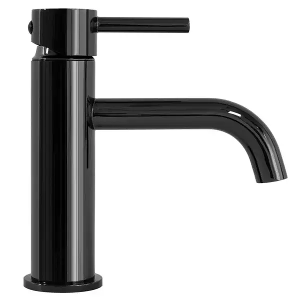 Смеситель для раковины (умывальника) REA LUNGO BLACK GLOSSY черный низкий (REA-B0661) Смеситель для раковины (умывальника) REA LUNGO BLACK GLOSSY черный низкий (REA-B0661)