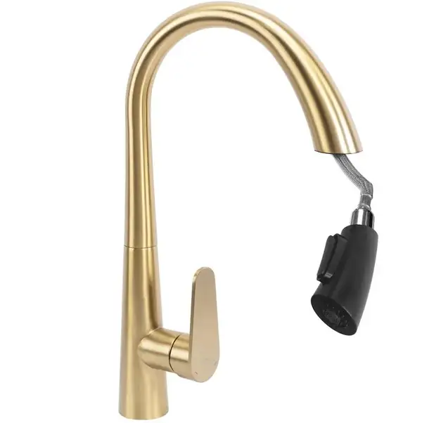Смеситель для кухни REA ROSS BRUSHED GOLD матовое золото (REA-B5312)
