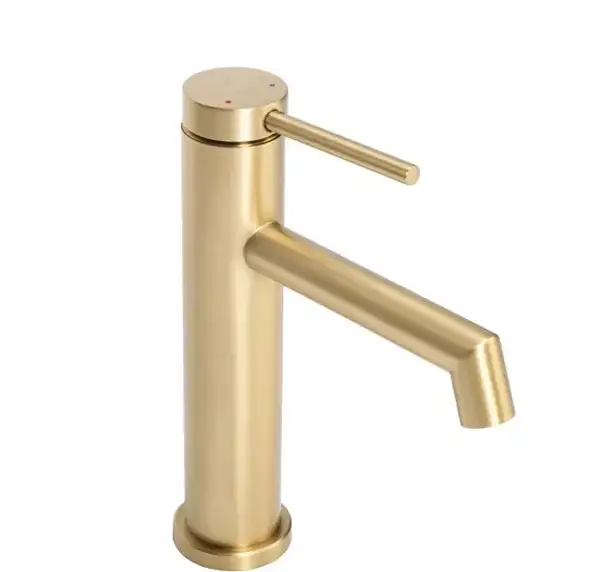 Смеситель для раковины (умывальника) REA FOSS BRUSHED GOLD золотой матовый низкий (REA-B5316) Смеситель для раковины (умывальника) REA FOSS BRUSHED GOLD золотой матовый низкий (REA-B5316)