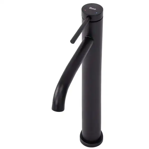 Rea Clif Black Змішувач для умивальника, чорний (REA-B5325) Rea Clif Black Змішувач для умивальника, чорний (REA-B5325)